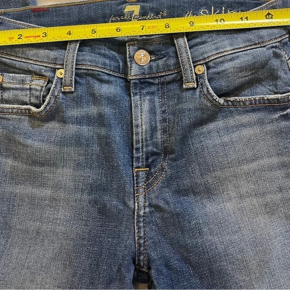 7 For All Mankind Women’s “The Skinny” Jeans Size 25 - Picture 7 of 15